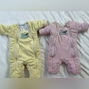 2 Large Magic Merlin Sleepsuits - used